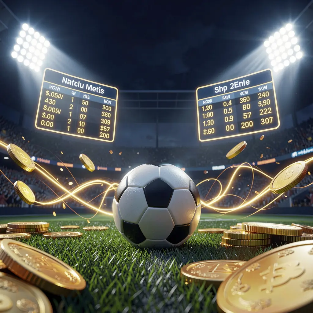 V880 sports betting page hero banner featuring a football stadium at night with bright floodlights, a soccer ball on green grass, glowing odds panels, golden coins, and dynamic light trails in a premium dark blue and gold cinematic 3D render V880 sports betting page hero banner featuring a football stadium at night with bright floodlights, a soccer ball on green grass, glowing odds panels, golden coins, and dynamic light trails in a premium dark blue and gold cinematic 3D render