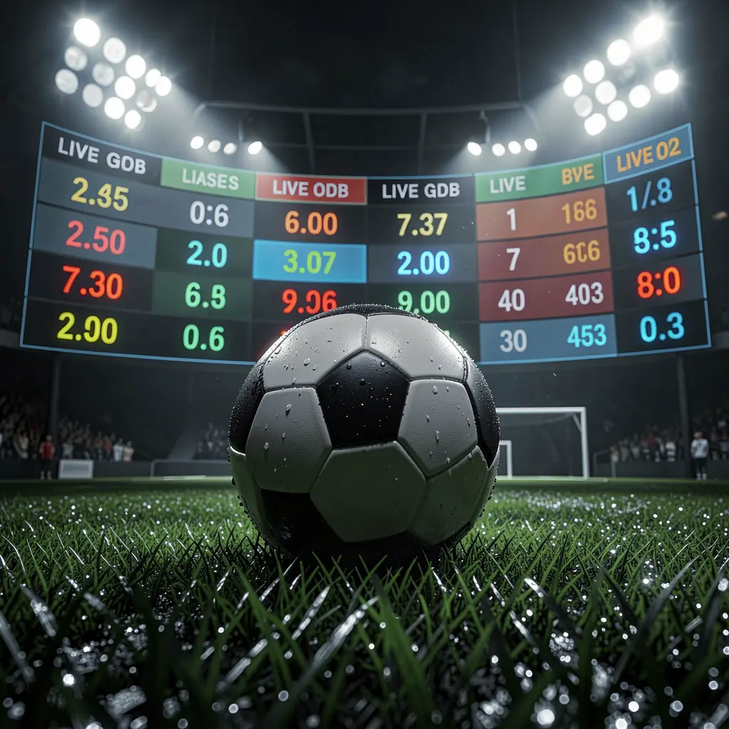 V880 football betting page banner featuring a soccer ball on wet grass under dramatic stadium lights with glowing live odds graphics in a premium dark sports atmosphere V880 football betting page banner featuring a soccer ball on wet grass under dramatic stadium lights with glowing live odds graphics in a premium dark sports atmosphere